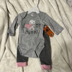 I LOVE MUMMY Baby Onesie & Matching Pants